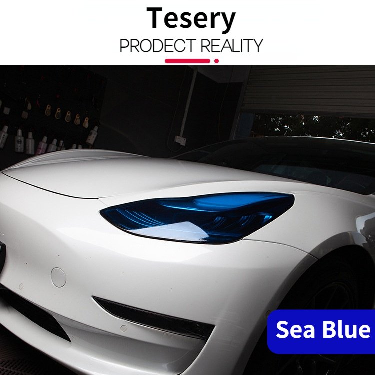 Headlight color film is for Tesla Model 3 2017-2023.10 - Tesery Official Store