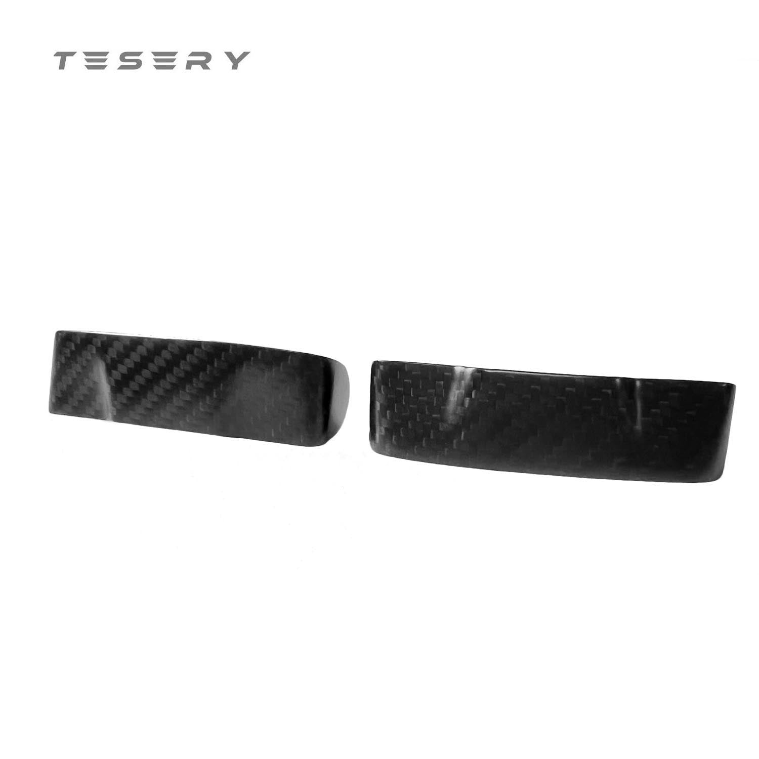 Model 3 / Y Seat Belt Buckle Cover Trim - Carbon Fiber Interior Mods（2pcs） - Tesery Official Store