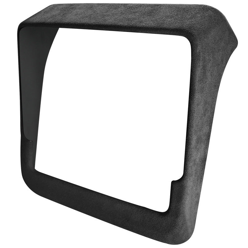 Rear Display Frame In Tumbled Leather for Tesla Model 3 Highland / Model Y - Tesery Official Store