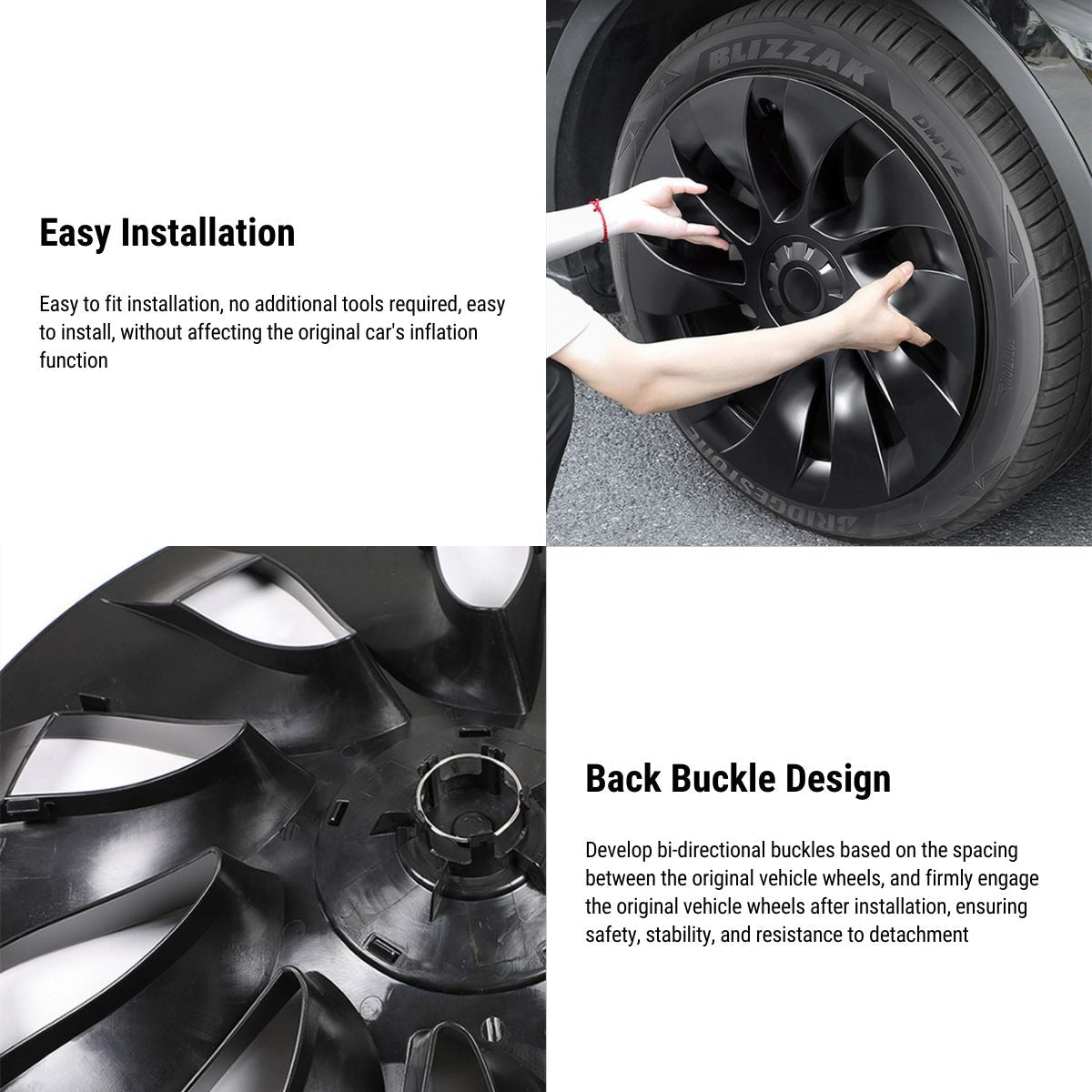 TESERY 20″ Wheel Cover For Tesla Model Y (4PCS) - Tesery Official Store