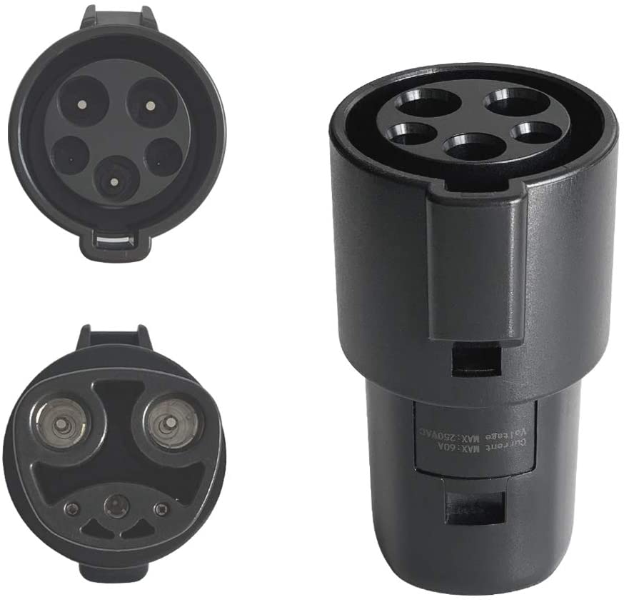 TESERY J1772 to Tesla Charger Adapter | 250V | 60A - Tesery Official Store