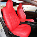 TESERY Seat Covers for Tesla Model 3 / Model Y - Red