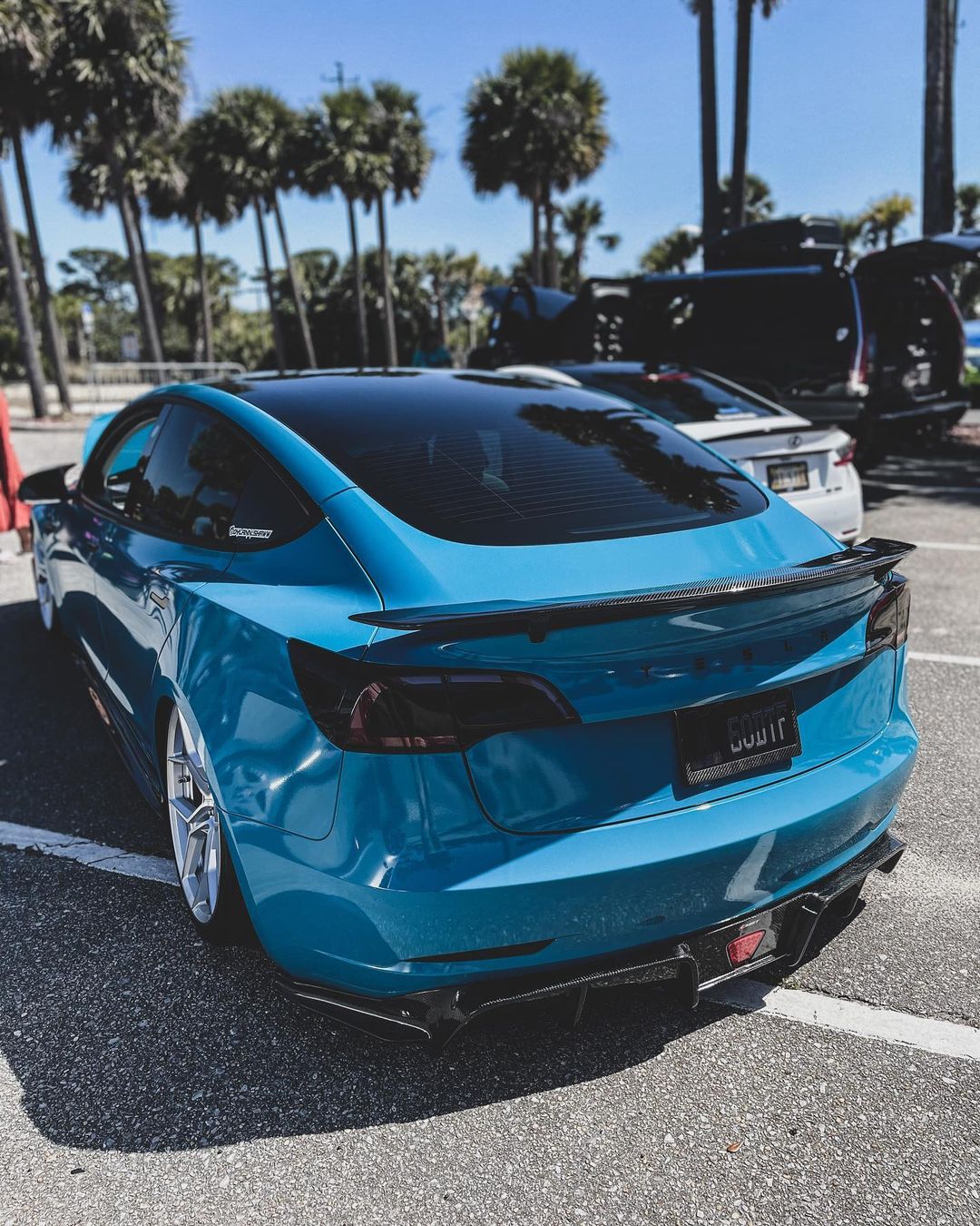 TESERY Tesla Model 3 Carbon Fiber Rear Spoiler Ver.3 - Tesery Official Store