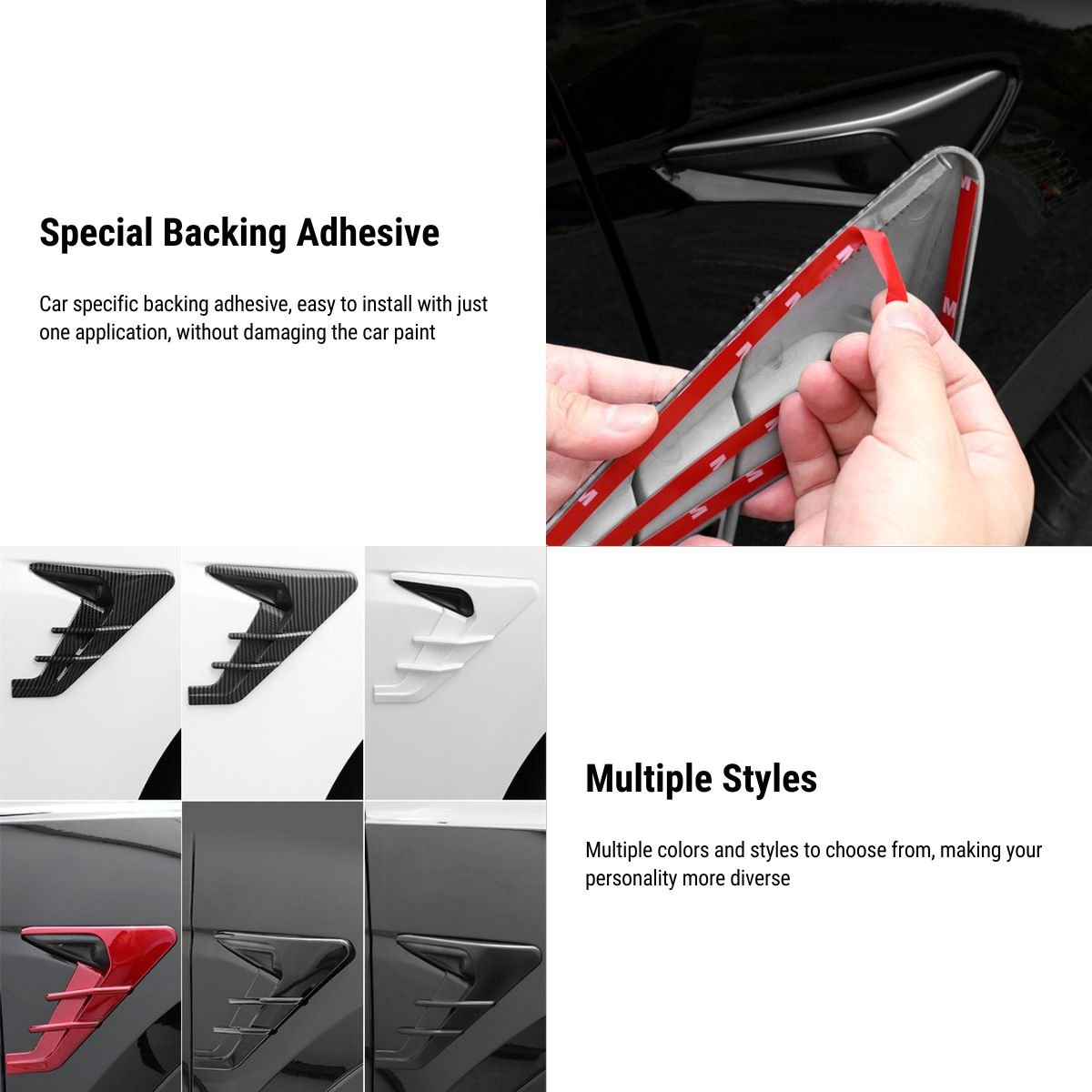 Thunder Side Camera Cover for Model 3 2021-2023.10 / Model Y 20210-2023 - Tesery Official Store