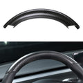 Upper / Lower Parts Steering Wheel Accessories for Tesla Model 3 / Y - Carbon Fiber Interior Mods - Tesery Official Store